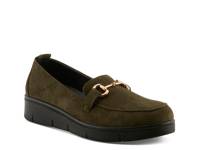 Cashmeran Wedge Loafer Dark Green view