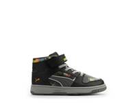 Rebound Layup High-Top Sneaker - Kids' Black/Multicolor view