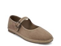 Miluna Mary Jane Flat Maple view