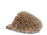 Cupcake Slide Slipper Women's Tan Faux Fur view
