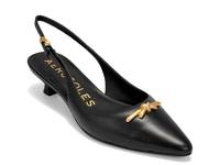 Raya Pump Black Leather view