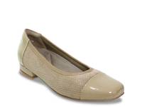 Amiya Flat Taupe Suede view