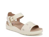 Time Off Sky Sandal Cream Floral Embroidery view