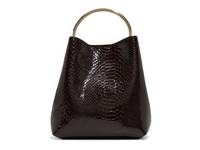 Reveille Bucket Bag Brown Croc Print view