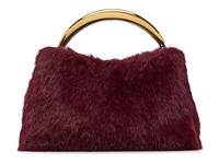 Minckaax Satchel Bordeaux view