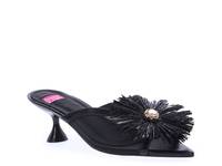 Nicole Sandal Black Leather view