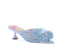 Nicole Sandal Blue Leather view
