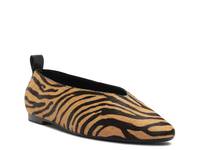 Gina Flat Multicolor Tiger Print Calf Hair Leather view