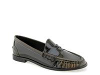 Zoila Penny Loafer Olive Green Patent Synthetic view