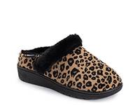 Quianna Lissa Clog Slipper Women's Tan/Black Leopard Print view