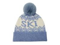 Knit Ski Beanie Blue view