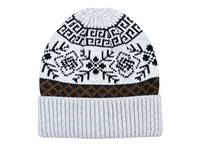 Knit Fairisle Beanie Blue view