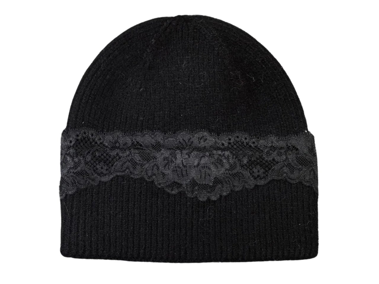 Lace Applique Beanie