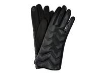 Zig Zag Gloves Black view