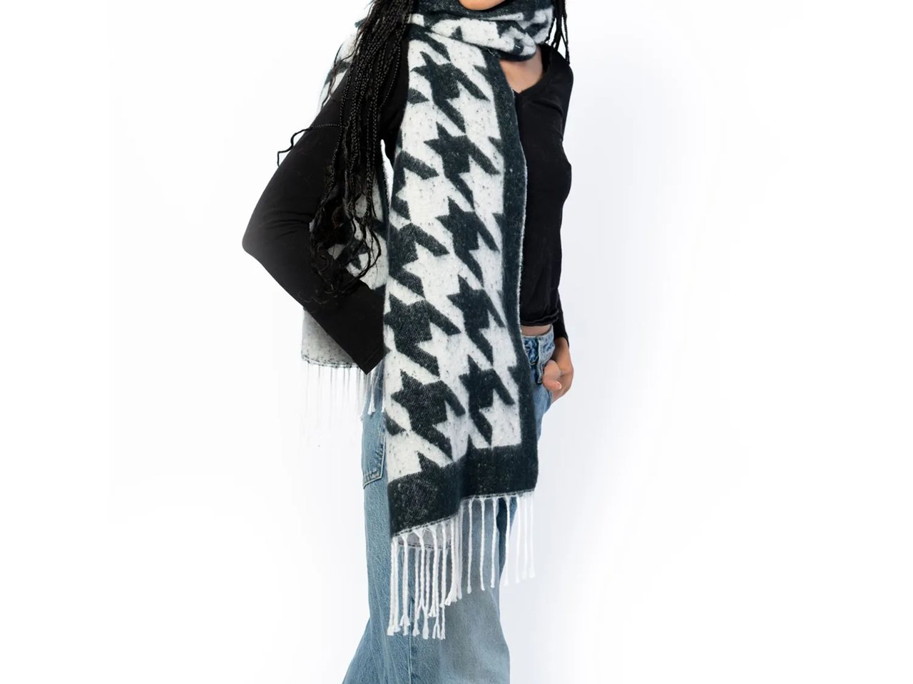 Houndstooth Scarf