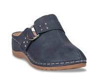 Bliss Wedge Clog Navy view