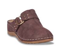 Bliss Wedge Clog Red view