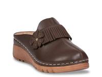 Cooper Wedge Clog Dark Brown view