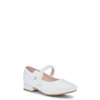 Toddler Girls' Lil Peony Pearl Dress Shoe WHITE view