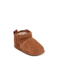 Infant Classic Ultra Mini Crib Bootie BROWN SUEDE view