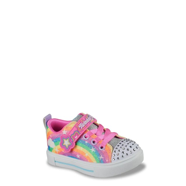 Toddler Girl's Twinkle Sparks Glitter Rainbow Sneaker