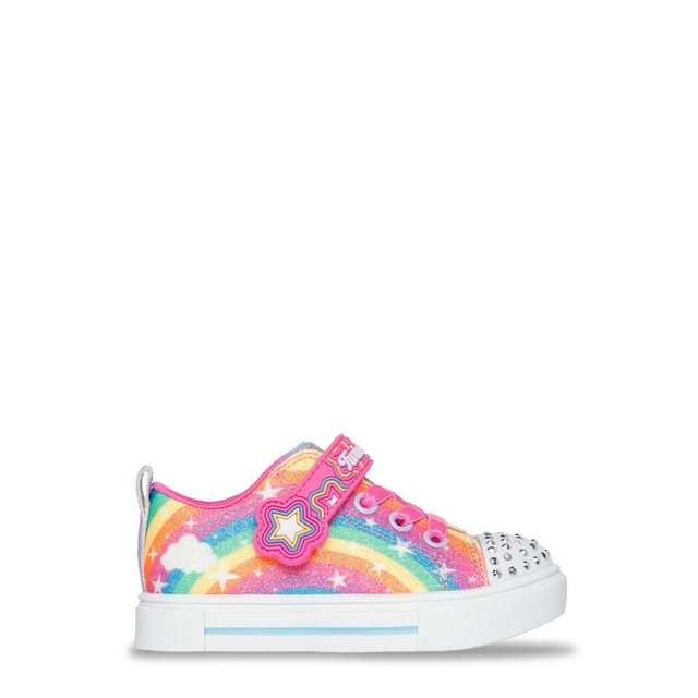 Toddler Girl's Twinkle Sparks Glitter Rainbow Sneaker