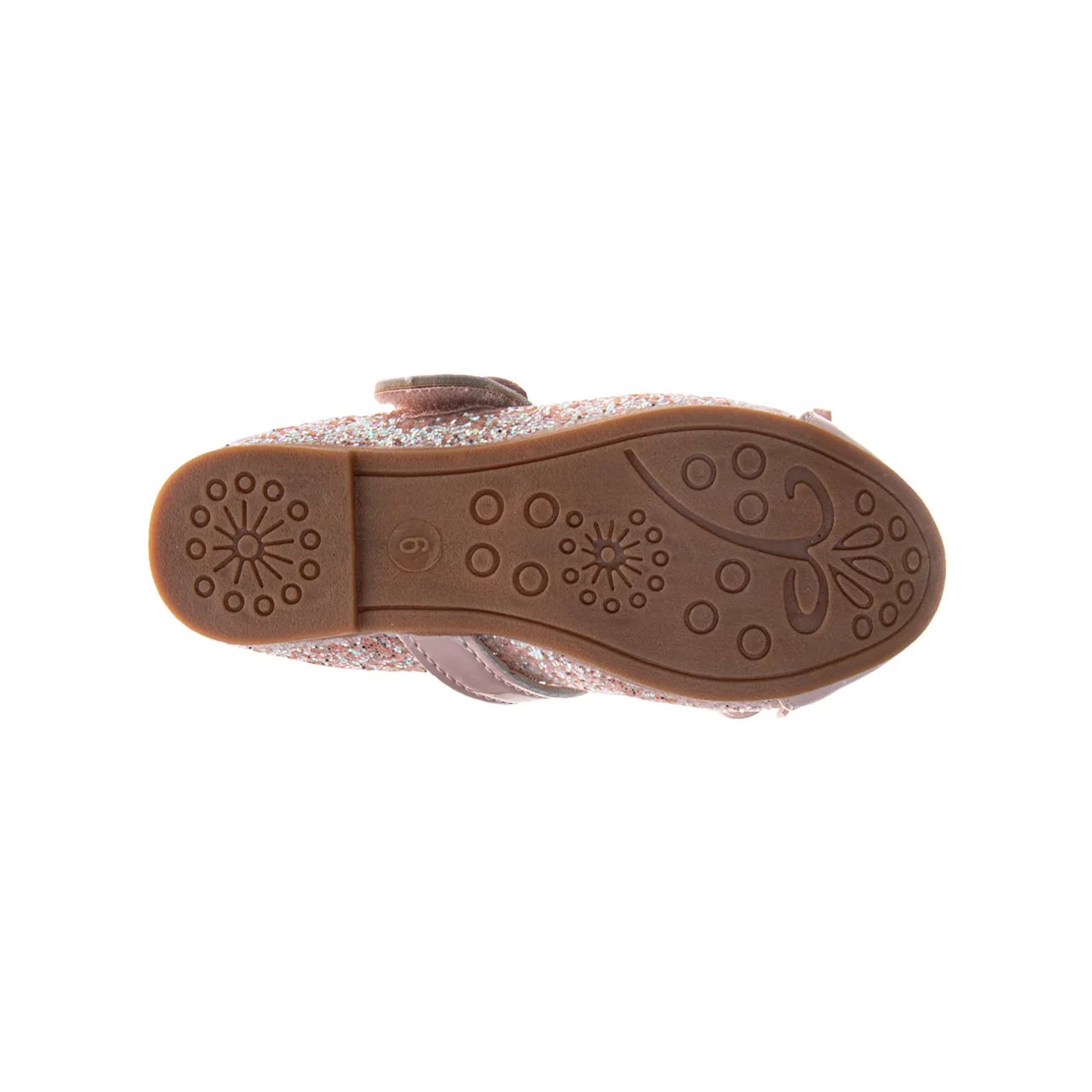 Toddler Girls' Sparkle Bow Flat Dress Shoe