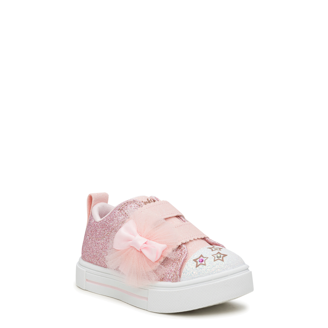 Toddler Girls' Twinkle Toes Twinkle Sparks Glitter Gems Light-Up Sneaker