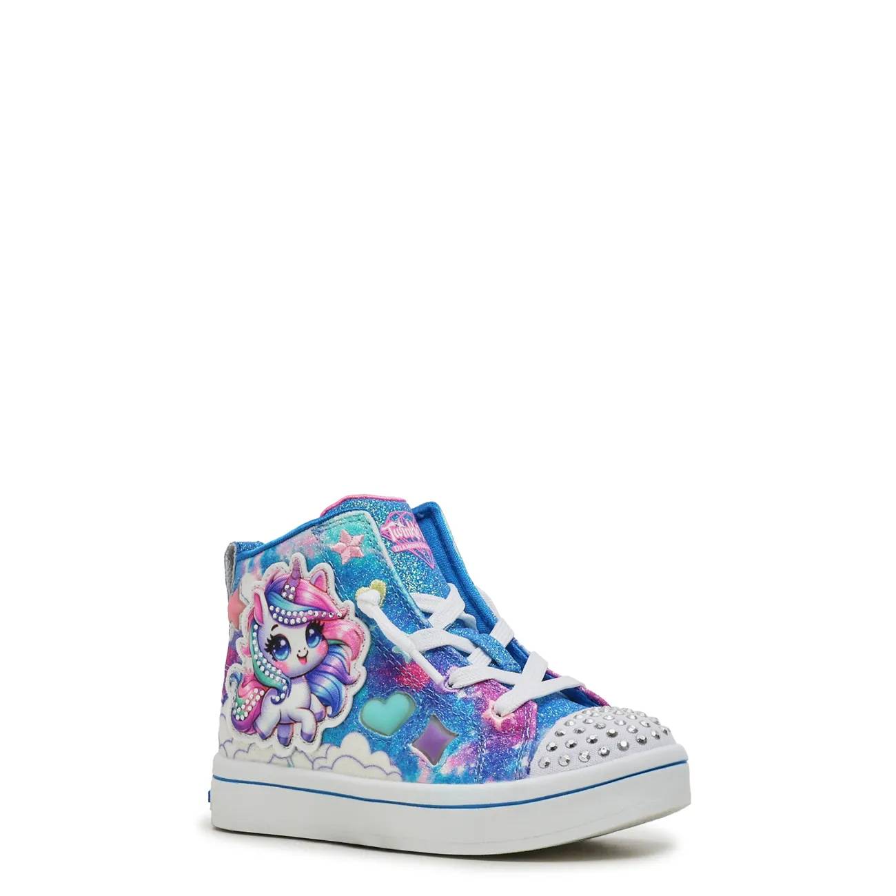 Skechers Toddler Girls' Twinkle Toes: Twi-Lites 2.0 - Unicorn Glam Sneaker