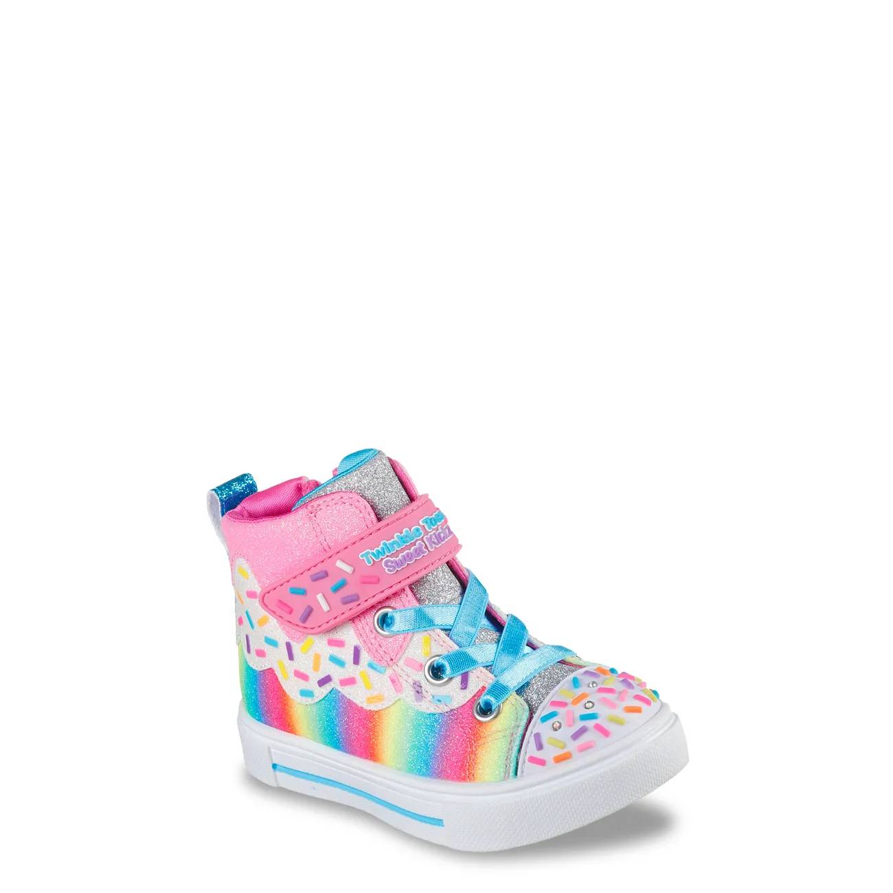 Skechers Toddler Girls' Twinkle Spark Sprinkle Party Hi Top Sneaker