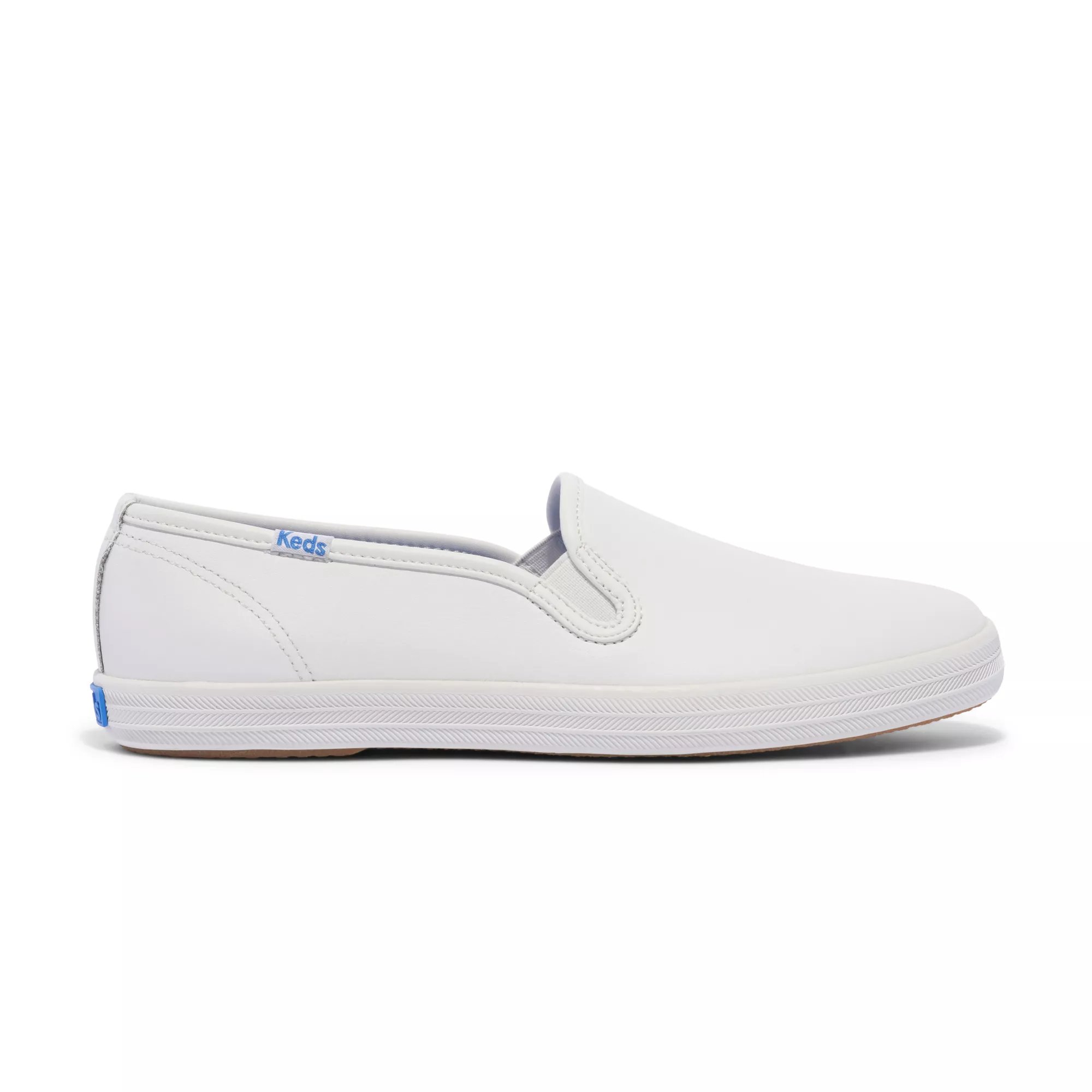 Keds Women's White Champion Leather Slip On KEDS