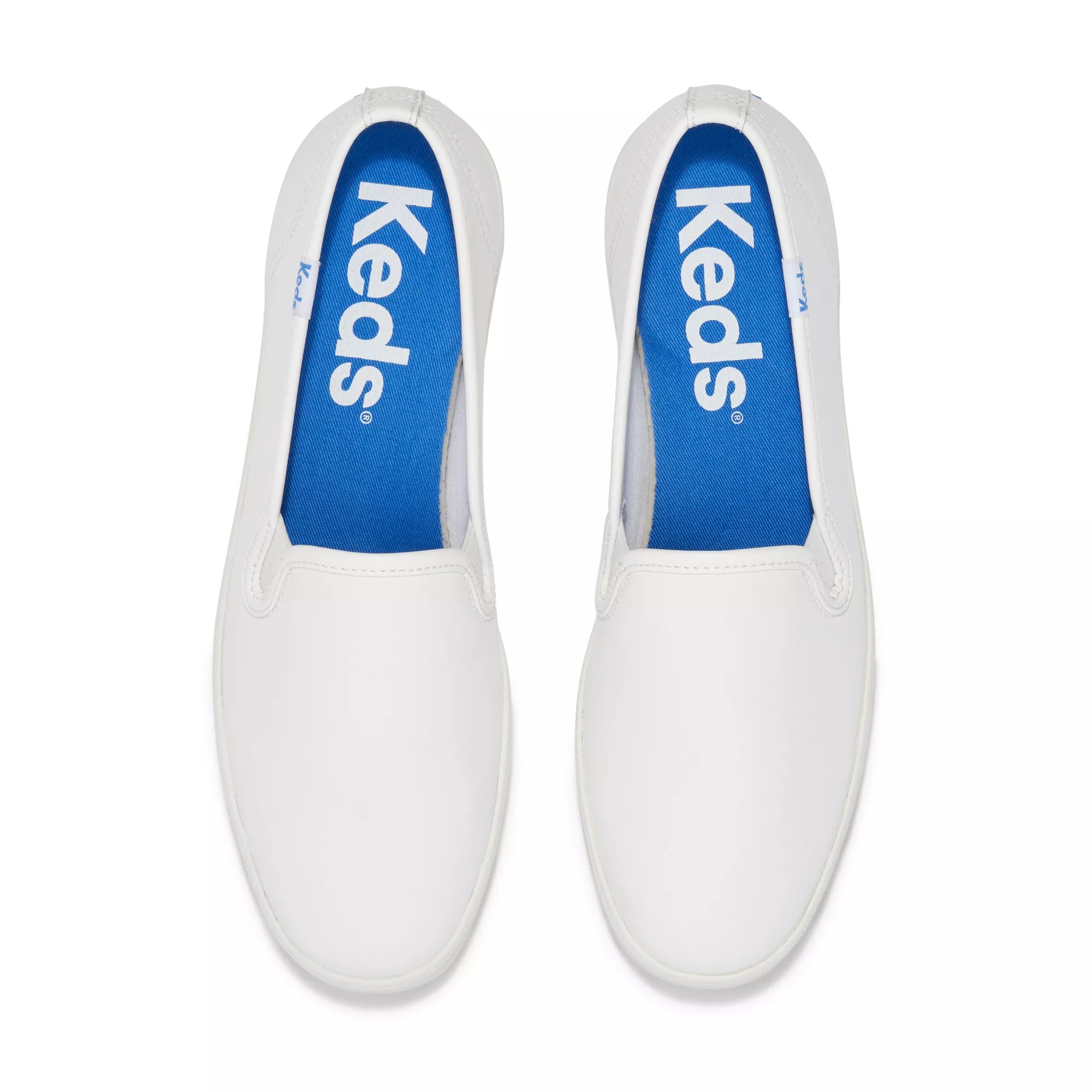 Keds Women's White Champion Leather Slip On KEDS