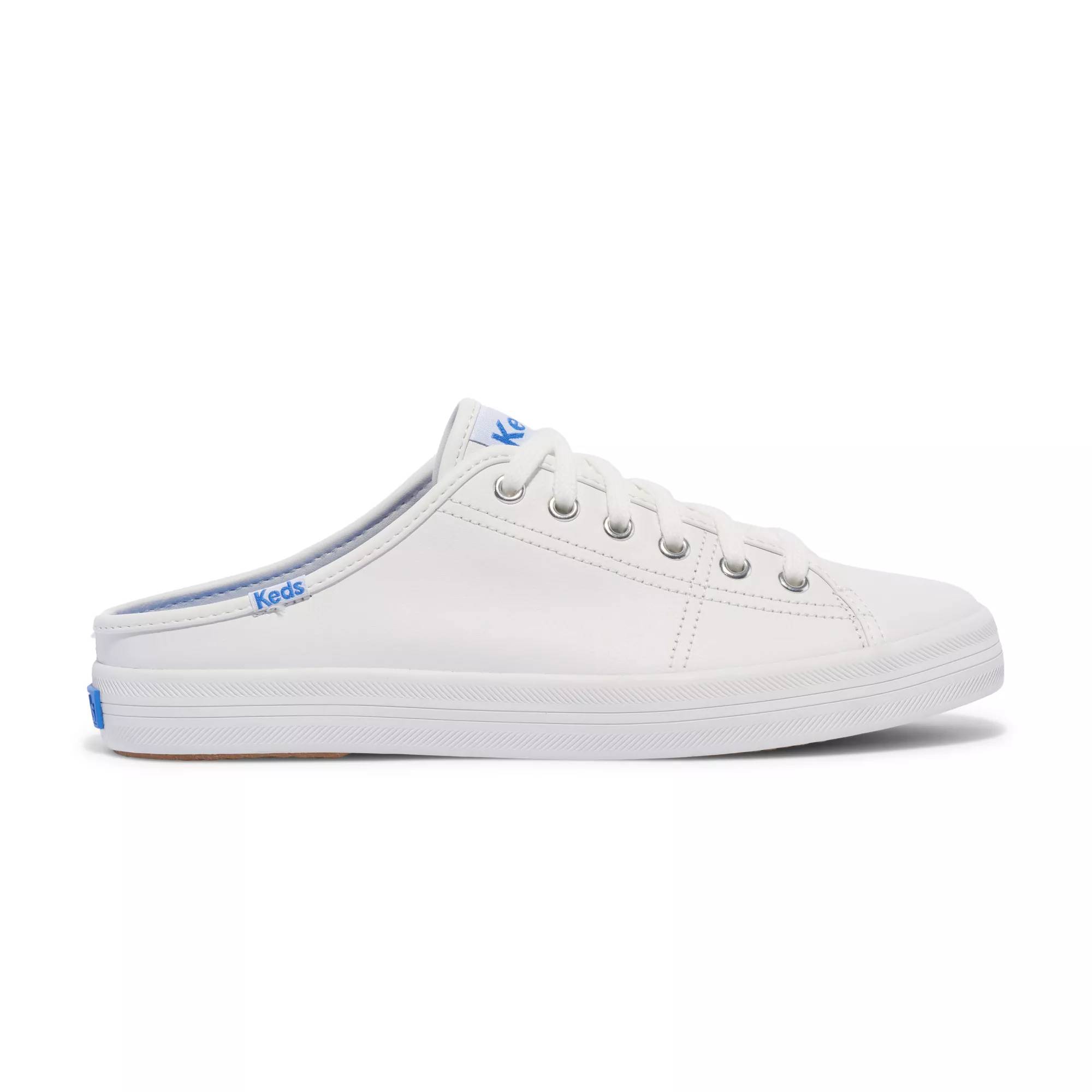 Kickstart Leather Mule White view