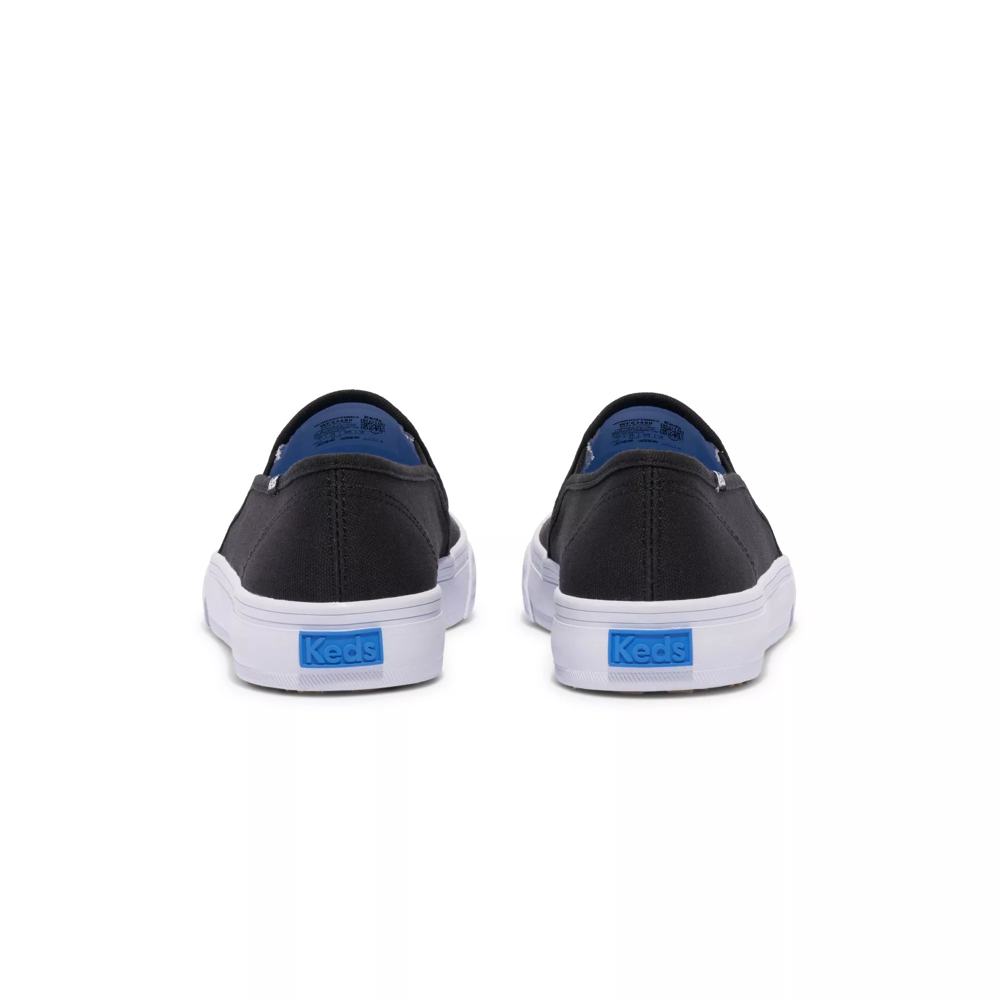 Keds Women's Black Double Decker Canvas Slip On KEDS