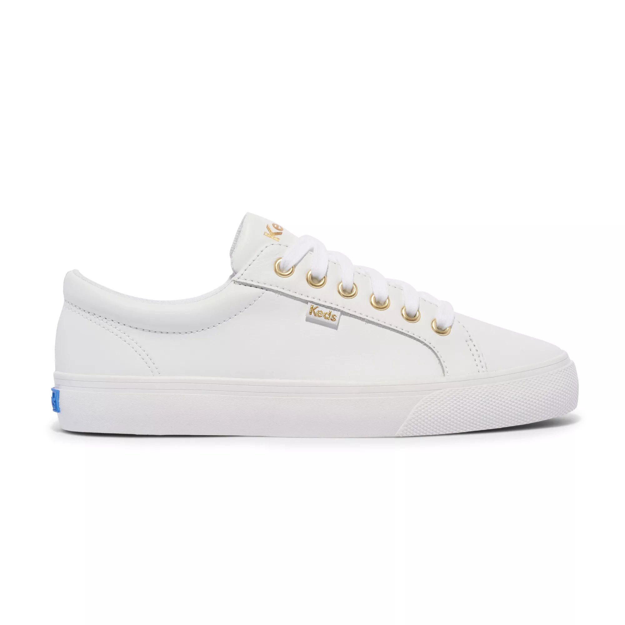 Keds Women's White Jump Kick Leather Lace Up KEDS