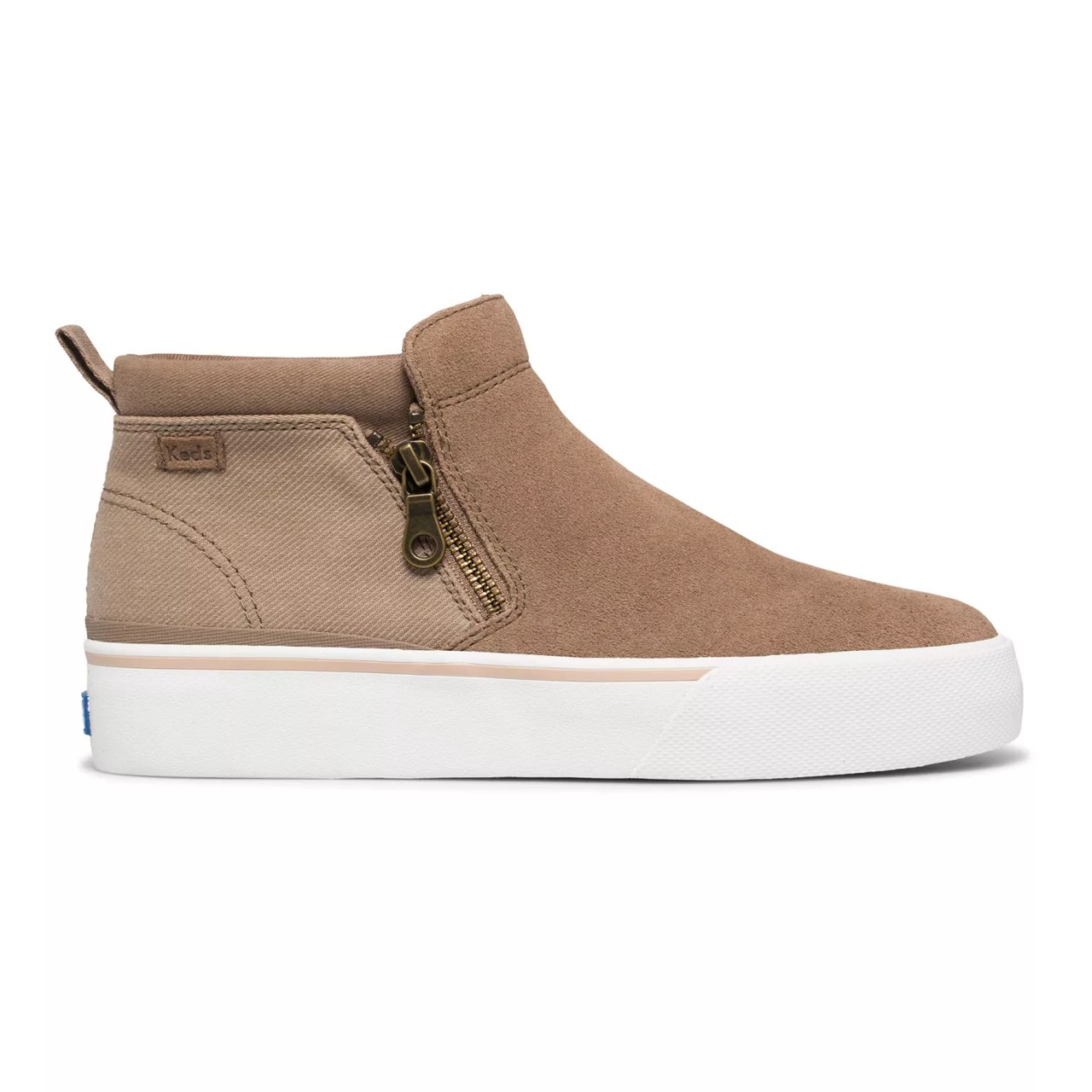 Cooper Zip Suede Bootie