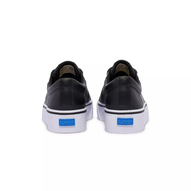 Keds Women's Black Jump Kick Duo Leather Lace Up | KEDS