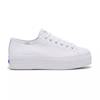 Triple Up Canvas Lace Up White view