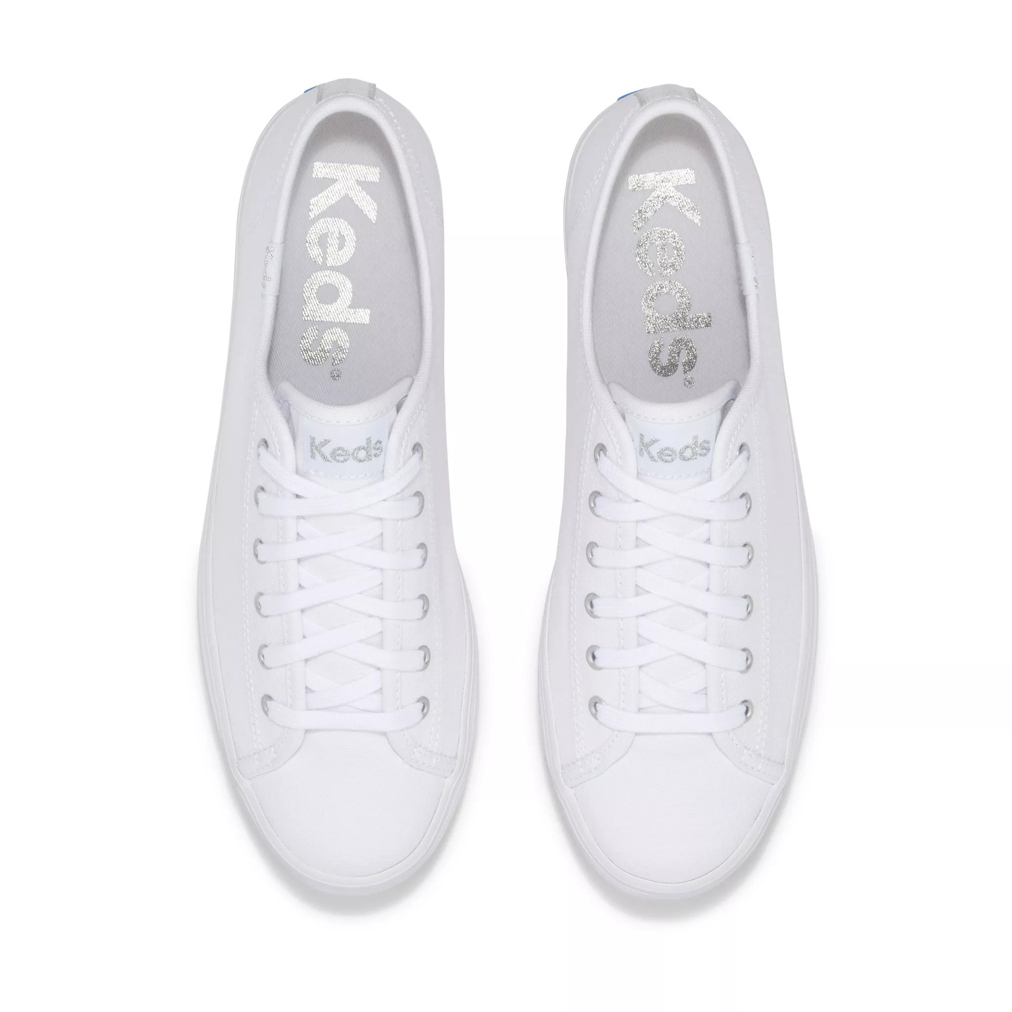Keds Women's White Triple Up Canvas Lace Up | KEDS