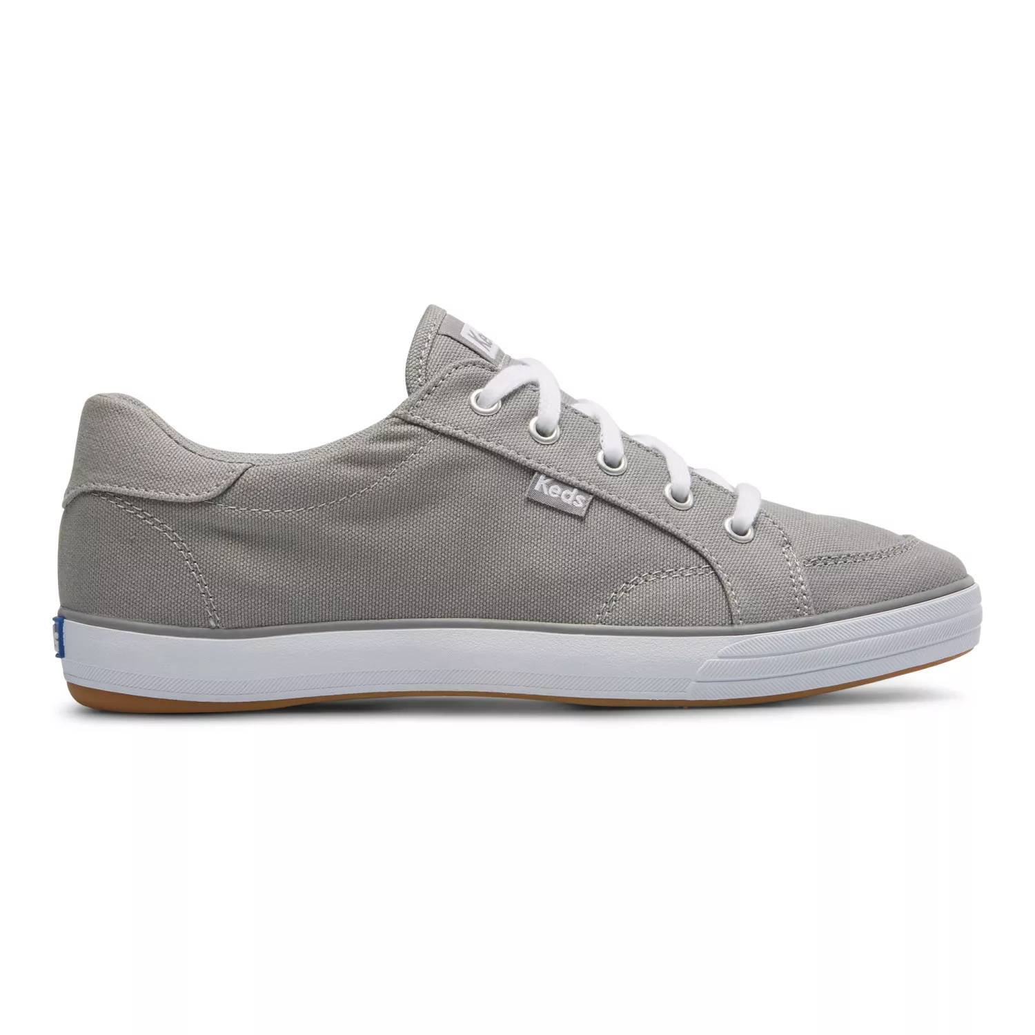 Keds Women's Grey Center III Canvas Lace Up | KEDS