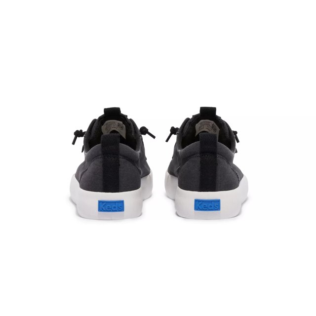 Keds Women's Grey Kickback Canvas Washable Slip On | KEDS