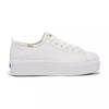 Triple Up Leather Lace-Up White view