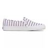 Double Decker Canvas Stripe Slip On White view