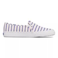 Double Decker Canvas Stripe Slip On White view