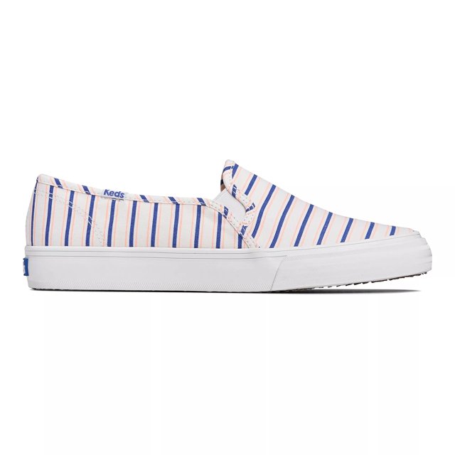 Double Decker Canvas Stripe Slip On