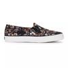 Double Decker Floral Print Slip On Black/Grey view