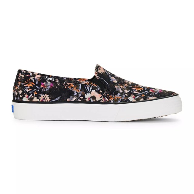 Double Decker Floral Print Slip On
