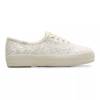 The Platform Glitter Celebration Lace Up Cream Glitter view
