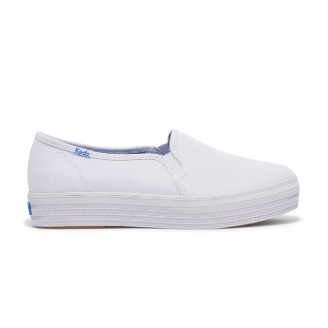 Triple Decker Canvas Slip On