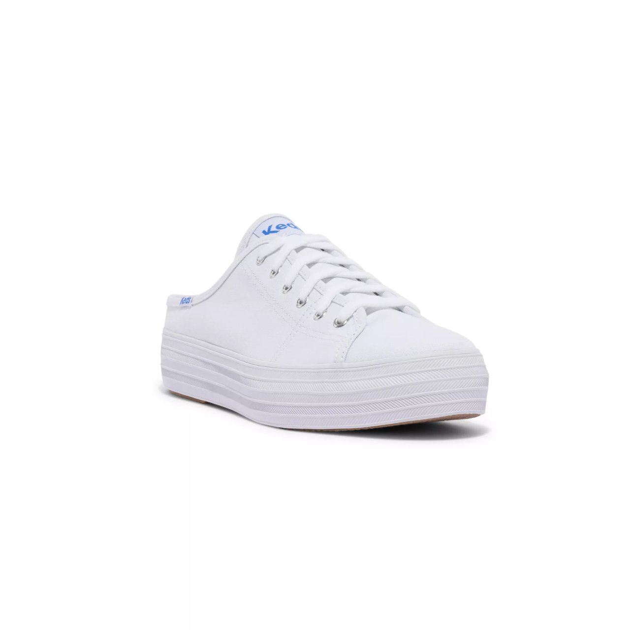 Triple Kick Mule Canvas Slip On